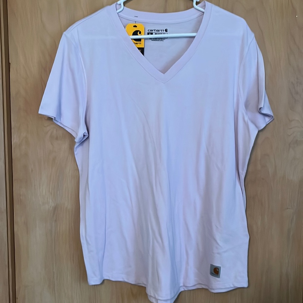 Carhartt XL Relaxed Fit Woman’s V- Neck T- Shirt New with tags